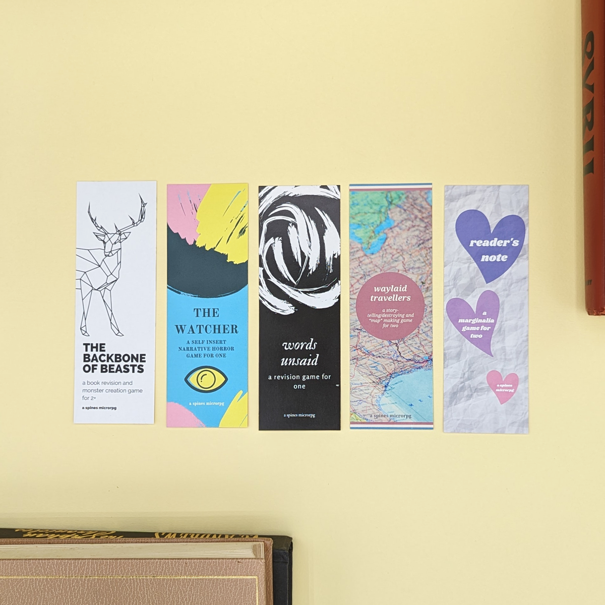Bookmark microRPG Collection – Good Luck Press